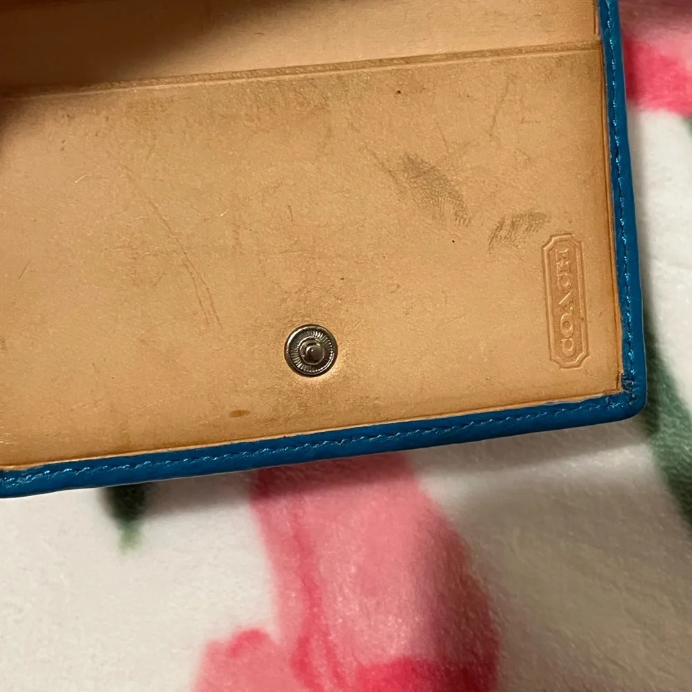 Blue Patterned Wallet - Picture 5 of 6